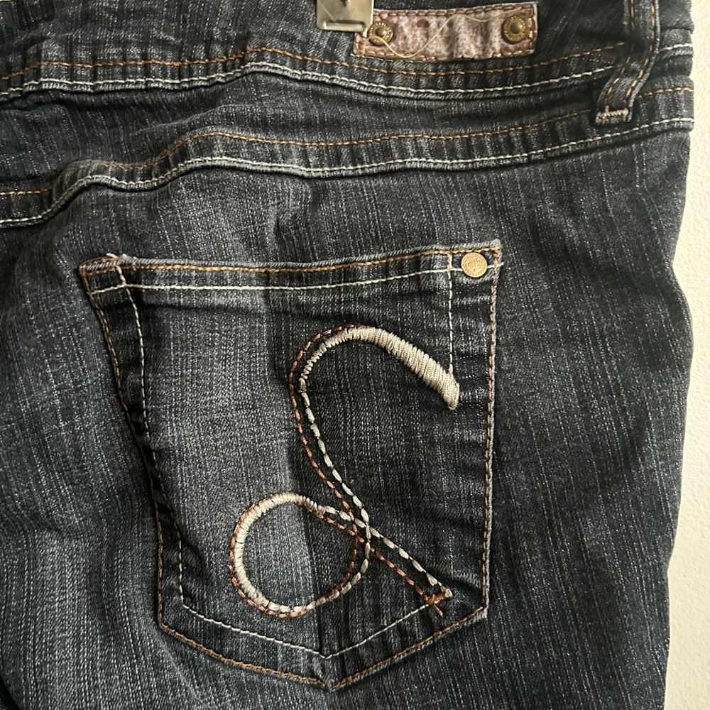 South Pole Women’s Mid-Rise Dark Wash Bootcut Jeans 20 - Picture 6 of 6